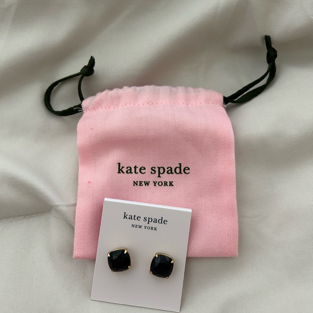 Kate Spade Black and Gold Earrings